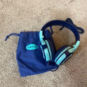 On-Ear Headphones - Blue and Teal